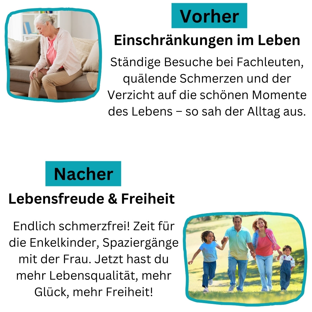 Knieschmerz lindern - Das 4 in 1 Therapiegerät